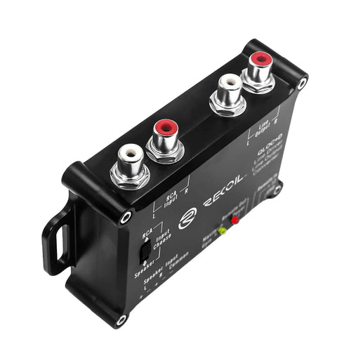 2 Channel Line Output Converter And Driver For Car Audio, 2 In 1 Line Driver With Removable Terminal Blocks, 10V High RCA Output