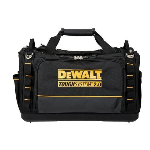 Pro Grade ToughSystem 2.0 Jobsite Tool Bag with vertical access and padded shoulder strap, shown from the front view.