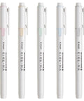 Kire-Na Pastel Highlighter Set With Dual Tips, 5 Colors, Chisel And Fine Tip, Quick Dry Pigment Ink, Made For Study Sesh