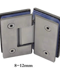 Heavy Duty Stainless Steel Pivot Hinges Bring A Slick 135 Degree Swing Easy Install For 8 To 12 Millimeter Glass Doors
