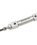Compact Aluminum Pneumatic Air Cylinder CDJ2B10-10 Double Acting, 10mm Bore, 10mm Stroke, Mini Actuator with Single Rod