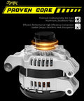 Beefed-Up 220A 12V Alternator With 6-Groove Clutch Pulley For Jeep Grand Cherokee 2011-2021 3.6L front view