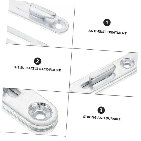 Dang Sturdy Bed Rail Brackets 6 Pack With Hook Screws And Fasteners For Securing Wood Headboards To Frames Heavy Duty Metal Furniture Hardware Quick Setup