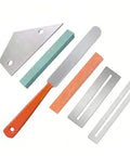 Luthier Tool Kit For Setup With Fret Crowning File Stainless Steel Fret Rocker Fingerboard Guard Protectors And Grinding Stones