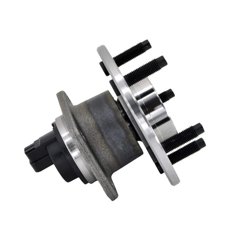Side view of Rear Wheel Hub Bearing Assembly Replacement For Chevy Classic Malibu Olds Alero Pontiac Grand Am, 5 Bolt, Left Or Right, ABS Sensor Cap