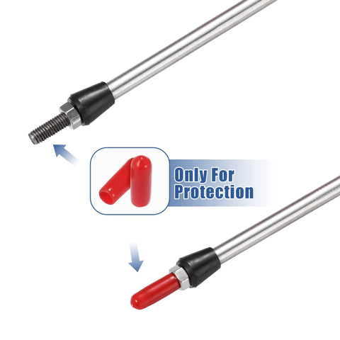 Close-up of 2 Pack 16Ft Marine Throttle Shift Remote Control Box Cable Red For Yamaha Honda Suzuki Nissan Tohatsu Chrysler Outboards