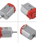 Set Of 20 Micro 130 DC Motors Brushed High Speed 3V To 12V 9000 To 25000 RPM For RC Cars Toys DIY Projects Metal Body 27mm Diameter 38mm Length