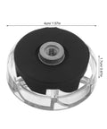 Set Of 4 Blender Couplers Replacement Parts For Household Blenders Replacement Blade Drive Gear Fits Most Kitchen Blenders Easy Install Durable Gear Replacement, 4cm black coupler