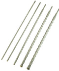 Erie Tools 5-piece 24in SDS masonry drill bits set, carbide-tipped, gray metal, front view