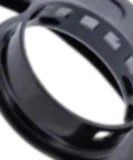 Close-up of a Heavy Duty Angle Grinder Guard Beefed Up Protective Shield attachment featuring durable black plastic material.