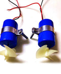 Beefy 7.4V RC Jet Boat Underwater Thruster 16800 RPM CW CCW 3 Blade Propeller for DIY Micro ROV Submarine and Remote Bait Boat