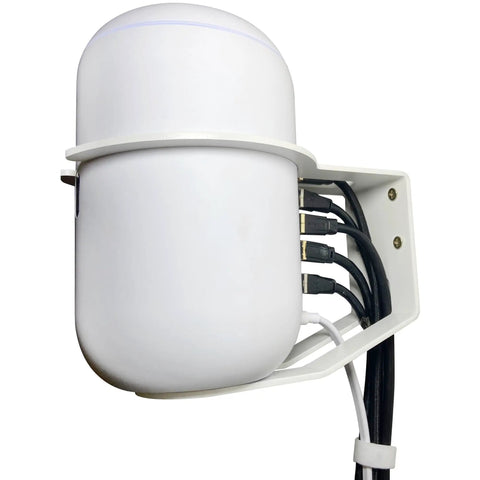 Heavy Duty Wall Mount Bracket For Dream Machine And Dream Router, Safe And Stable Mount, Sturdy Metal Design, installed with cables