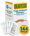 Globe Triple Antibiotic Ointment single-use packets, 0.9 g, 144-pack box