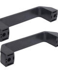 Senecesli 8.5Mm Heavy Duty Hand Grips For Welding Machines And Industrial Equipment Smooth Nylon Plastic Replacement Handles With Screws Easy Install For Ovens And Tools Durable And Comfy 150Mm, showing two black nylon grips.