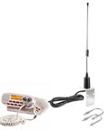 Go-To VHF Marine Radio Antenna 156-163MHz With PL259 Connector And 16.5ft Low-Loss Coax Cable 50W Max 2.5dBi Gain Stainless Mast Bracket