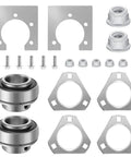 1 Inch Live Axle Bearing Kit Fits Azusa Axles And Common Kart Builds Including Mini Bikes Trikes And Off Road ATVs Three Hole Flangettes