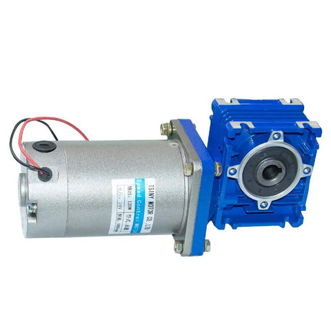 Top Shelf 90VDC Worm Geared Motor Delivering 120 Watt Output And Rock Solid 90 RPM Speed Reducer With Heavy Duty 480Kg Cm Torque Paired With A Slick Twenty To One Gearbox Arrangement