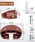 Dope Universal Drawer Guide Glides For Big Time Cabinet Sliding Smoothness Compatible With Standard Roller Tracks Quick Swap Hardware Kit That Always Delivers product dimensions and detailed parts layout