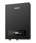 27kW Tankless Electric Water Heater 240V with digital display, compact design, ideal for instant hot water in kitchens and bathrooms.