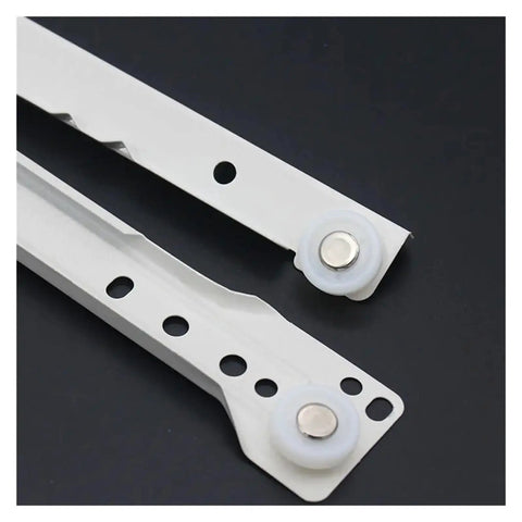 Heavy Duty Drawer Slides For Cabinets And Furniture Smooth Quiet Track Rails For Kitchen And Office Computer Desk And Keyboard Tray Tough As Nails 14 Inch Length Durable Steel Slides