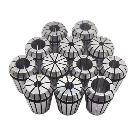 12 Piece ER25 Collet Chuck Set For CNC Engraving And Milling Lathe Tools, pro grade hardened collets with tight runout