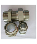 Real Deal Heavy Duty M12 Hydraulic Lock Coupler Adapter For Tough Machinery Jobs Leak Free Steel Construction Built To Handle Rough Conditions Garage Worksites Where You Need Reliable Performance Every Single Day, steel hydraulic adapter