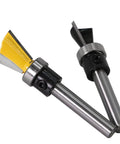 The Ultimate Dovetail Routing Knockout Featuring 1/4 Inch Shank Hard Alloy Bits With Precision Bearing Guide for woodworking