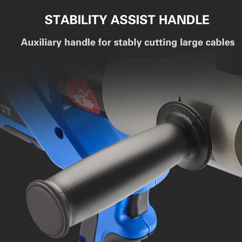 Super Heavy Duty Rechargeable Battery Operated Hydraulic Cable Cutters With Auto Ratchet Feature Cuts Copper Aluminum Armored Wires Effortlessly No Hassle Cordless Wire Cutter