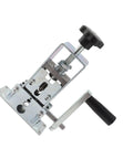 Heavy Duty Drill Powered Wire Stripper Rock Solid Adjustable Electric Cable Stripping Tool with manual crank view.