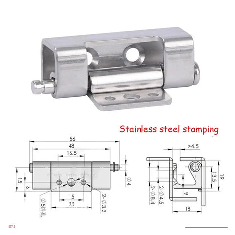 Hidden Detachable Door Hinges For Industrial Machine Equipment Boxes Heavy Duty Concealed Hinge System
