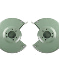 6 Inch Bench Grinder Wheel Safety Guard With Inner And Outer Shields, Pro Grade Fit For 150 Type Grinding Machines, Green Iron