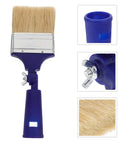 Three Inch Adjustable Flat Tip Paint Brush With 270 Degree Rotatable Head for Edge to Edge Coverage on Walls Decks and Trim
