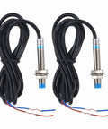 Inductive Proximity Sensor 2 Pack Workhorse Pro Grade PNP No M8 DC 6 to 36V 300mA 2mm Sensing Distance 2 Wire Industrial