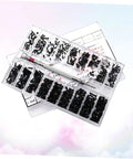 All In One Countersunk Screw Set Kit With Flat Head Screws 18 Sizes For Glasses Watches And DIY Projects In An Organized Case