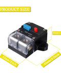 300 Amp Resettable Circuit Breaker For Car Audio And Amp Protection with dimensions 35mm x 52mm x 69mm