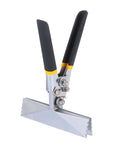 Multifunctional Hand Seamer Tool for ductwork and steel plate folding, non-slip handle, heavy-duty all steel construction close-up.