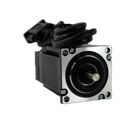 Heavy Duty LC57H280 Closed Loop Stepper Motor For Industrial Machineries Featuring 1000 PPR Resolution And 2.2 N M Torque to handle rigged jobs with cable.