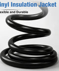 Heavy Duty 6 Foot 12 Gauge 3 Prong Power Cord Replacement For Home Appliances NEMA 5-15P with black vinyl insulation jacket