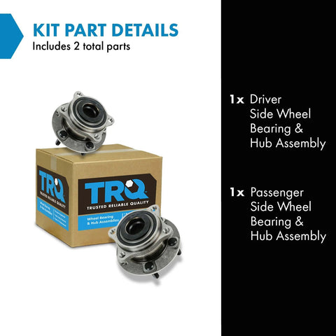 Wheel Bearing And Hub Assembly Set For Driver And Passenger Sides Drop In Ready, 2 Piece Compatible With 07-14 Hyundai Santa Fe 07-20 Santa Fe AWD 13-14 Santa Fe Sport 13-18 Santa Fe Sport AWD 11-15 Kia Sorento on box