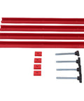 Heavy Duty Pro Grade Double Cut Profile T Track With Slider For Woodworking 400mm Aluminum T Slot Rail Double Groove set