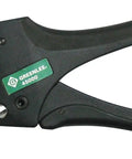 Self Adjusting Wire Stripper for 12 AWG Cables with Ergonomic Non Slip Grip, Black and Green, Heavy Duty Electrician Tool