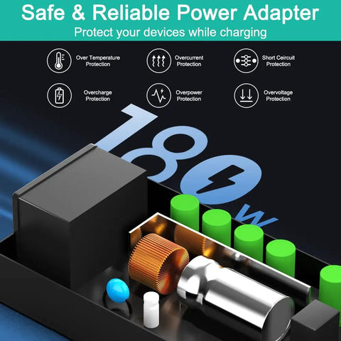 Cutaway view of 180W XT60 Power Supply For Faster Charging Up To Twenty Five Percent On Generac GB1000 GB2000 And Ecoflow Delta River