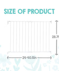 Ultra Wide Baby Gate For Stairs And Hallways Expands From 24 To 40.5 Inches With A Walk Through Door Hardware Mounted 2 In 1 Gate
