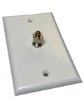 Wall plate with coax F-type terminate cap for Coax Cable End Terminator Caps 75 Ohm F Type For Unused Ports On Splitters Wall Plates Satellite Dishes And Antennas 2 Pack Keeps Your Signal Solid And Interference Free