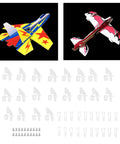 Upgrade Your RC Airplane With 4 Hole Control Horns And Clevis Kit For Foam Fixed Wing Planes, Adjustable Rudder Angle, Durable Plastic Build.