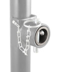 Replacement Beefy Swivel Jack Pipe Mount Bracket With 9 16 Inch Pin Hole For Heavy Duty Trailer Tongue Swing Out Weld On Fits Pipe Mount Jacks Up To 5000 Lbs Easy Install, gray metal pipe mount bracket with pin hole