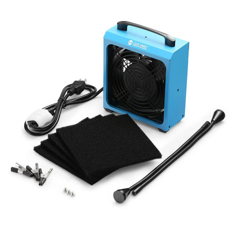 Pro Grade Solder Fume Extractor With Flexible Magnetic Soldering Arms And 4 Carbon Filters, High Suction Smoke Absorber For DIY Workstation, Quiet 3300 RPM Copper Motor Delivers Strong Air Flow And Cleaner Bench