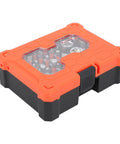 23 Piece Socket Wrench Set Featuring A Slick 72 Tooth Ratchet And Sixteen Tough S2 Bits For Real Deal Auto Grind And Weekend Warrior Garage Projects Accessories in a durable orange and black storage case.