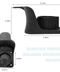 Gotta Get Your Cord Secure With This Electric Vehicle Charger Holder For SAE J1772 Stations. Wall mount for J1772 plugs, black, weather resistant.