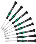8-Piece Micro Nutdriver Set 3/32 Inch to 1/4 Inch Magnetic Precision Nutdrivers For Electronics And DIY Projects displayed